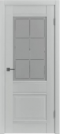 Межкомнатная дверь София 2 RAL 7047 эмалекс ДО